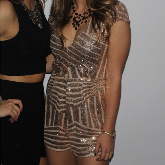 Sparkle Romper Jumpsuit - Picture 7 of 7